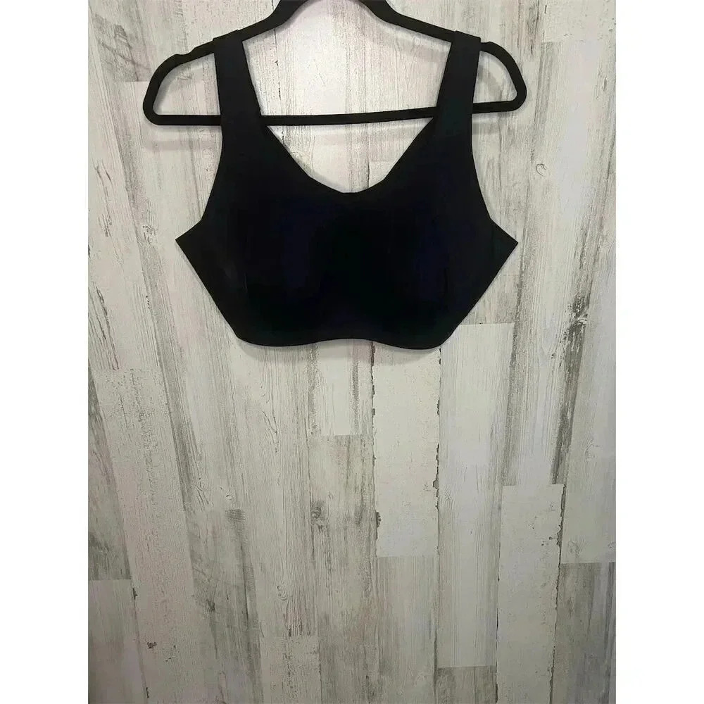 Knix Catalyst High Support Sports Bra Black Size 8+ Adjustable Straps
